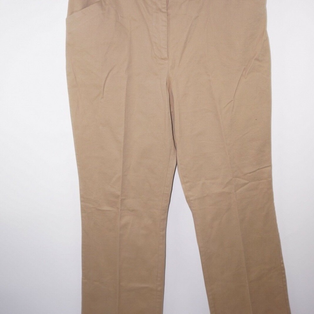 TALBOTS Woman Heritage 10 Tan Cotton Blend Pants